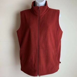 Woolrich Ruby Fleece Vest Full Zip Red